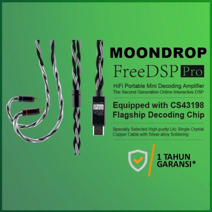 Sale Moondrop Freedsp Pro Headphones Cable Kabel Free Dsp