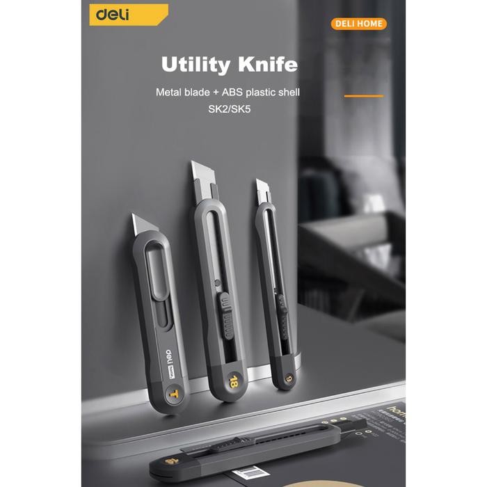 

ID PISAU CUTTER BRAND DELI BAJA SK2 9MM 18MM 19MM