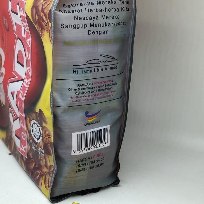 

KOPI RADIX HPA ISI 32 SACHET MALAYSIA