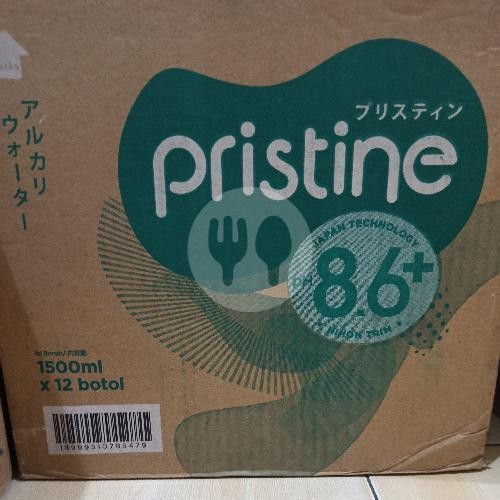 

PRISTINE AIR MINUM MINERAL 8.6+ 1500ML , 1 DUS = 12 BOTOL