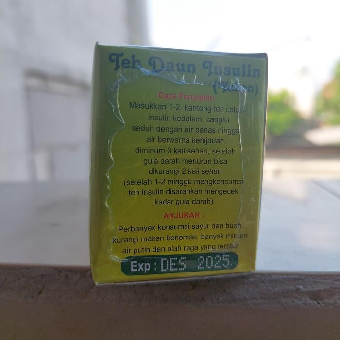 TEH CELUP DAUN INSULIN ( YAKON ) / ASLI ORIHINAL UNTUK DIABET