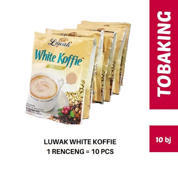 

KOPI LUWAK WHITE COFFEE KOFFIE ORIGINAL RENCENG 10 X 20GR