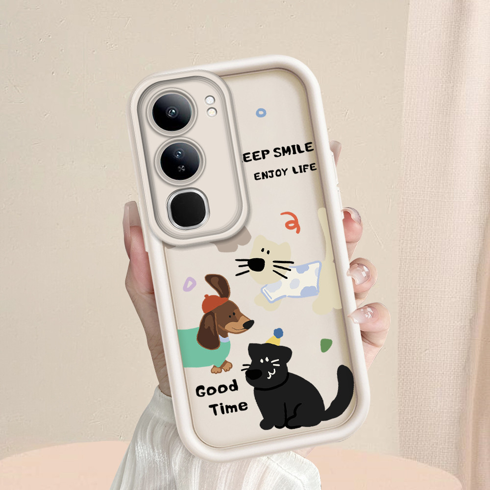 Casing Hp Untuk VIVO V40 Lite 4G 5G Softcase Kondom Hp Mode Case Kesing Casing D097-1 S2-1930