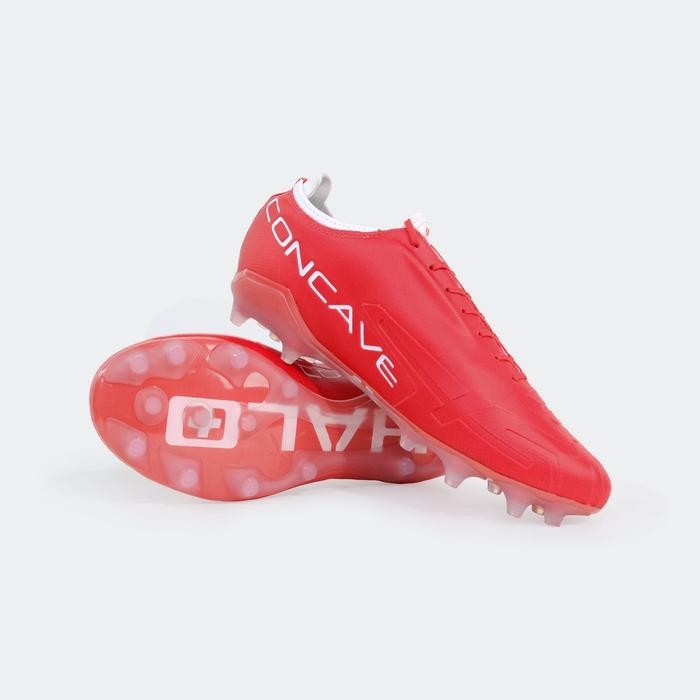 Concave Sepatu Bola - Halo + Maze AG - Red / White