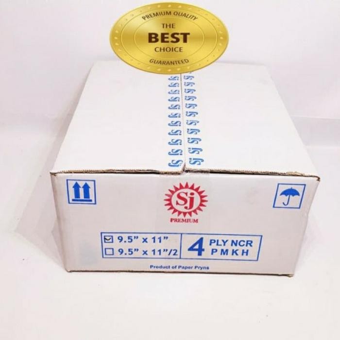 

Kertas Continuous Form 4 Ply 9.5X11/2..Sj Premium (Prs-Bagi2)