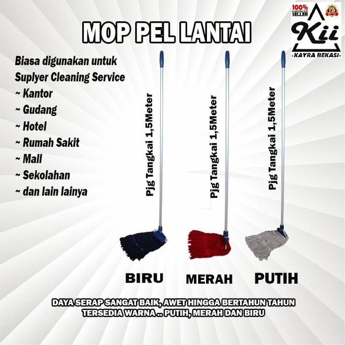 Alat Pel Lantai Set - Super Mop Pel Lantai - Pel Mop Kualitas Terbaik