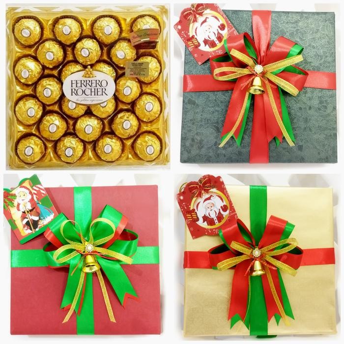 

Neww Cokelat ferrero rocher isi 24 edisi natal / Kado Natal cokelat Terlaris