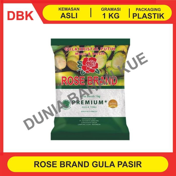 

(Allthebest) ROSE BRAND GULA KRISTAL 1 KG / GULA PASIR