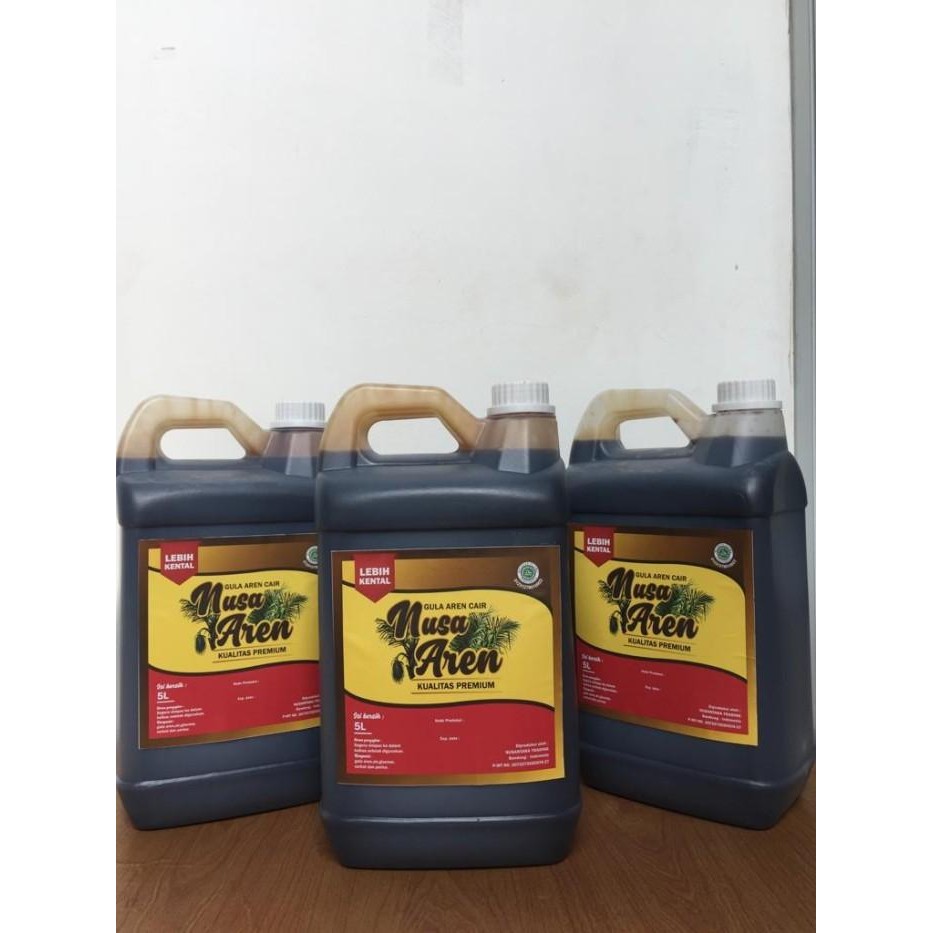 

(Allthebest) gula aren cair 5 liter / brown sugar 5 liter / jerigen