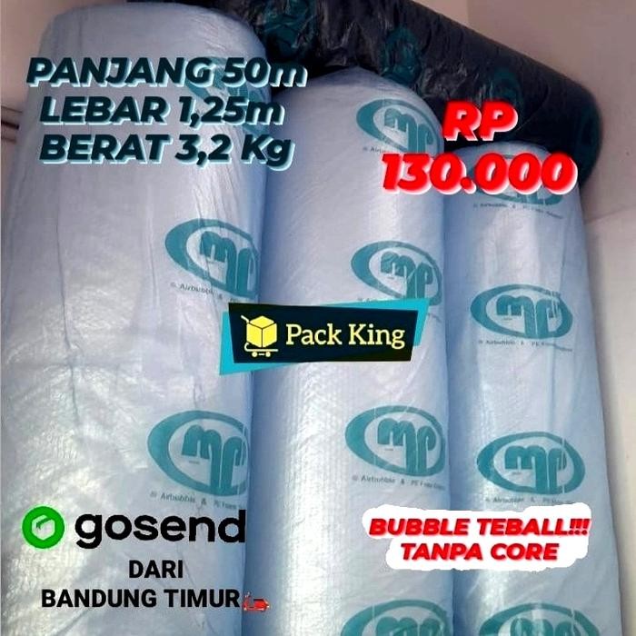 

Bubblewrap plastik gelembung (nanowrap) bening Murah Bandung 1rol