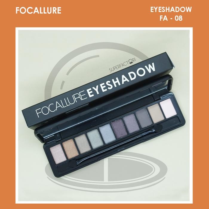 (READY STOCK) Focallure 10 Colors Eyeshadow Pallete ORI FA08 FA 08