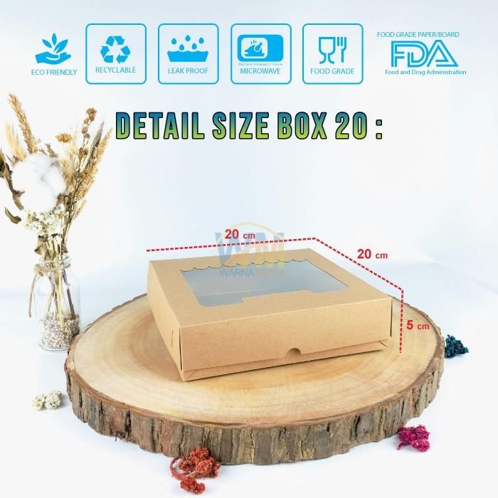 (Allthebest) Dus Brownies 18x18x5 / Dus Brownies 20x20x5 / Dus Brownies 22x22x5