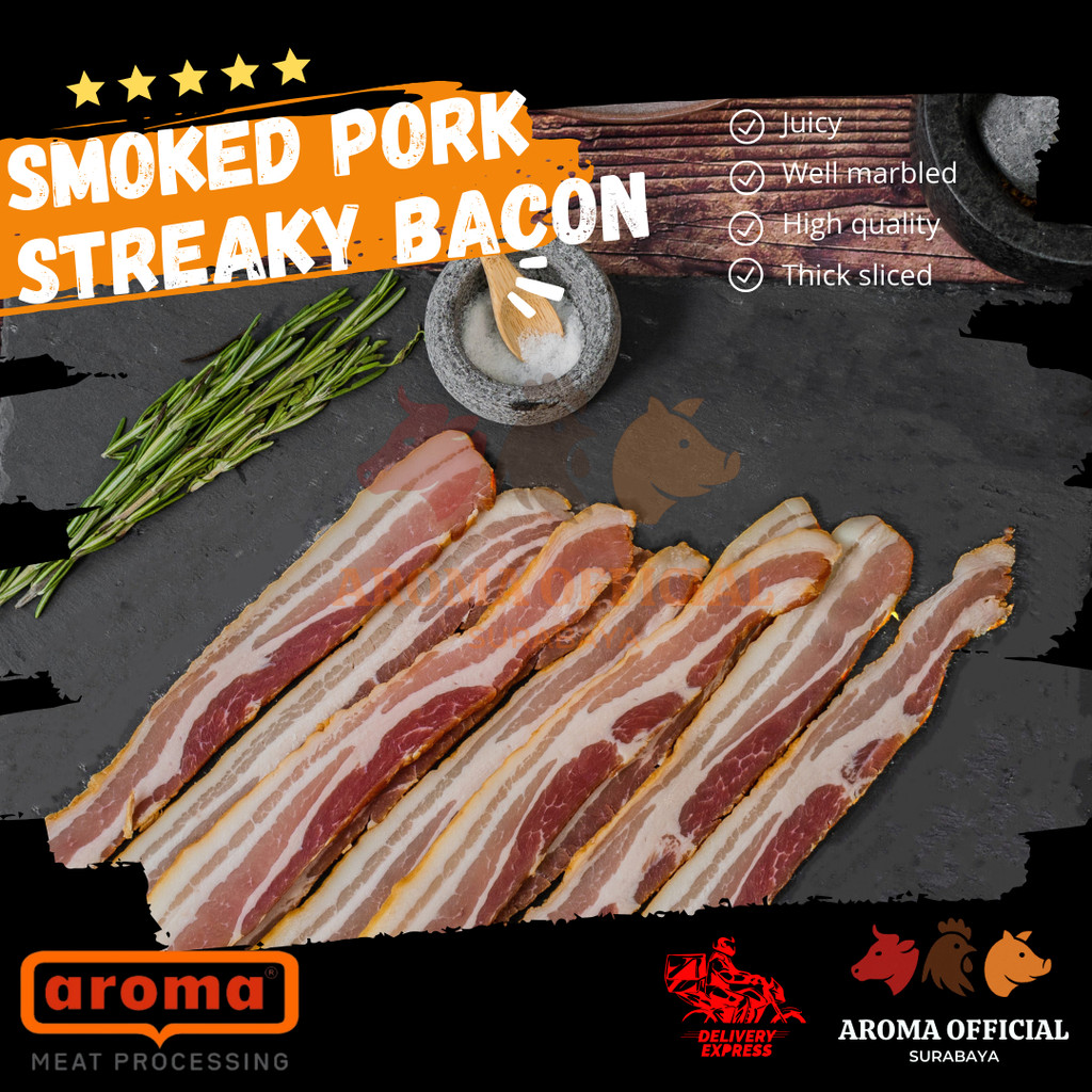

AROMA Smoked Pork Streaky Bacon (BEBE by Aroma)