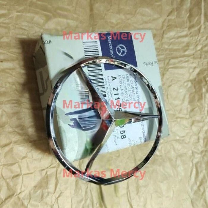 Discount Logo Bintang Bagasi w211 Original / Emblem Bagasi Mercy