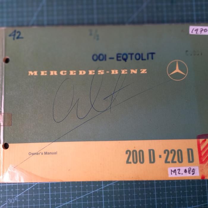 manual book original mercy mini w114/w115