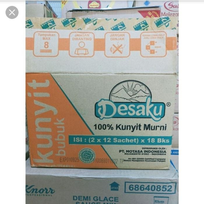 

Kunyit Desaku Per Dus Isi 18Pack x 2Renceng x 12Sachet