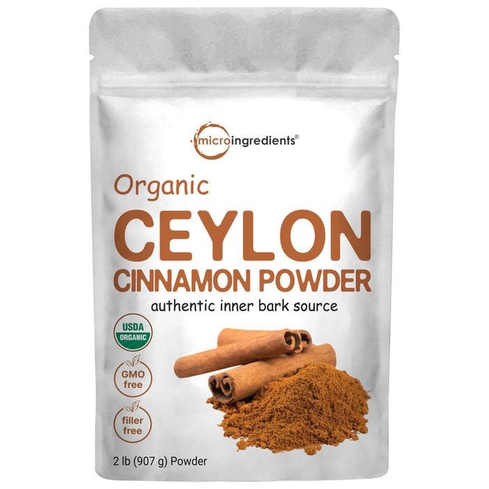 Organic Ceylon Cinnamon Powder, Original Microingredients 109 Grams