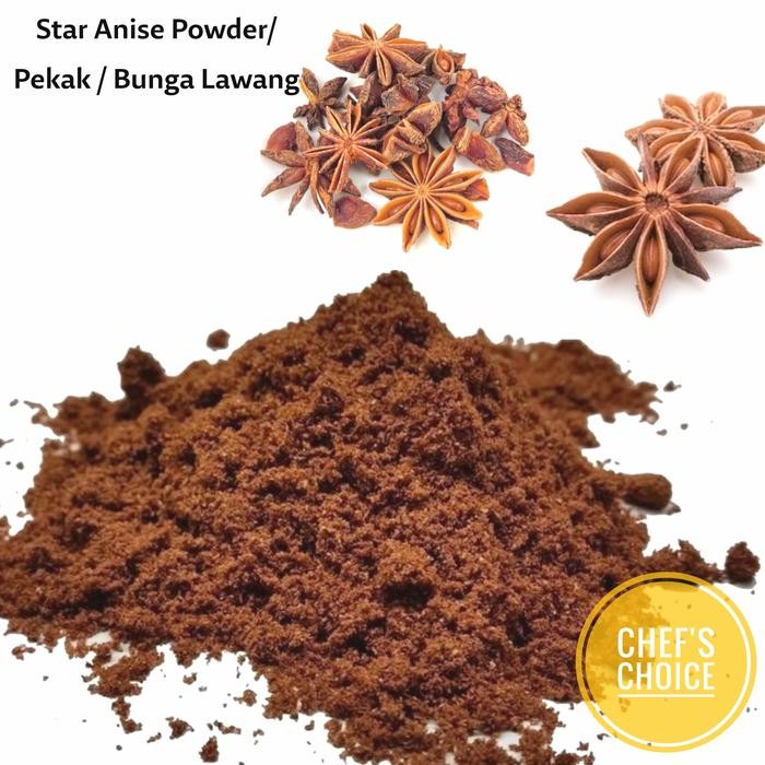 

Pure Star Anise Powder 1 Kg / Pekak / Bunga Lawang Kembang Lawang Asli