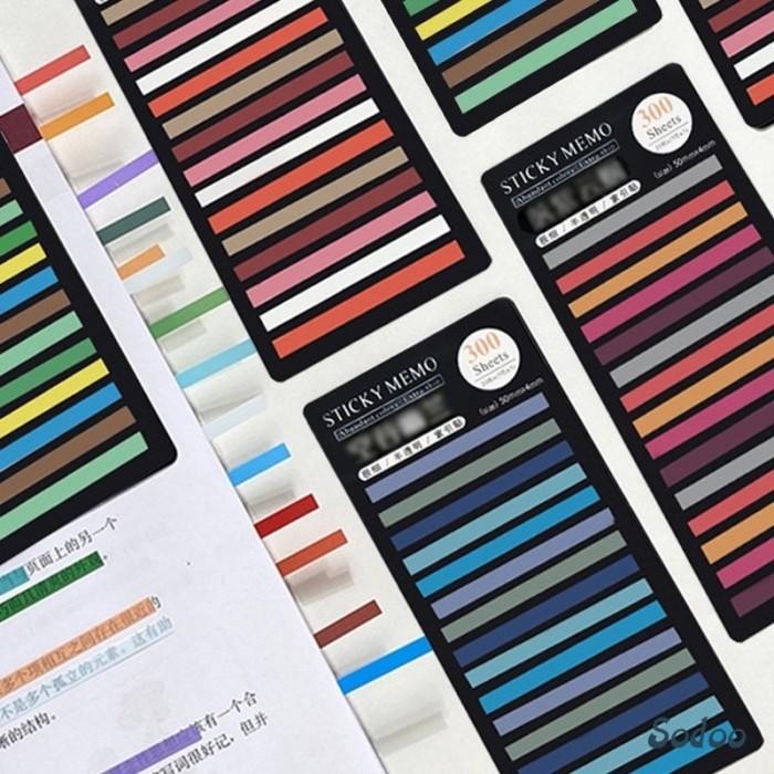 

ID STICKY MEMO INDEX BOOKMARK PEMBATAS BUKU HIGHLIGHT BUKU POST NOTES 02