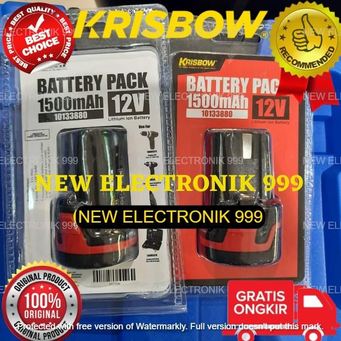 Spesial Baterai Bor Krisbow 12V Untuk Bor Krisbow 12V 1.5 Ah