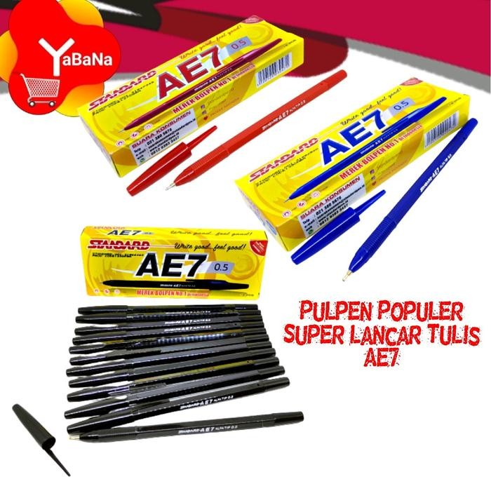 

ID BOLPEN PULPEN STANDARD AE7 ISI 12PCS
