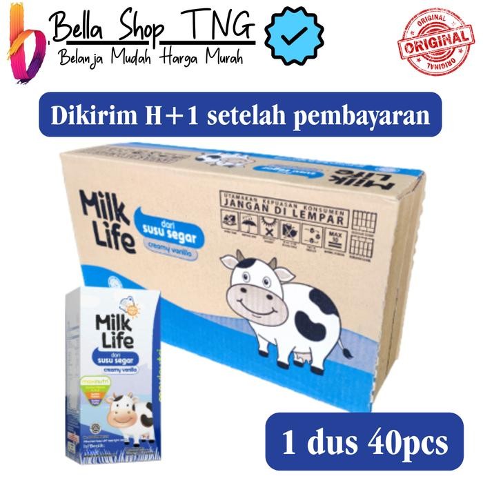 

Milk Life Susu UHT Creamy Vanilla 40/45 x 115 ml - Karton