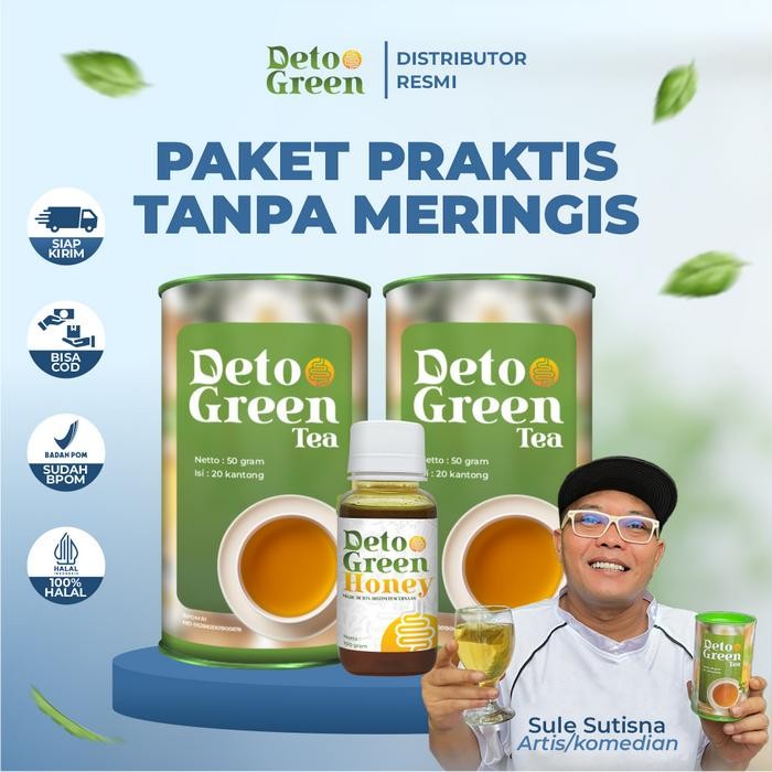 

Paket Best Seller 2 Detogreen Tea GRATIS 1 Deto Honey Membantu Menyegarkan Tubuh
