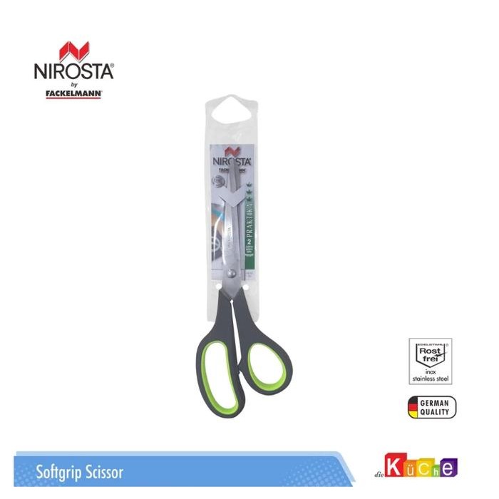 

ID NIROSTA GUNTING STAINLESS SOFT GRIP UNIVERSAL SCISSORS GUNTING SERBAGUNA