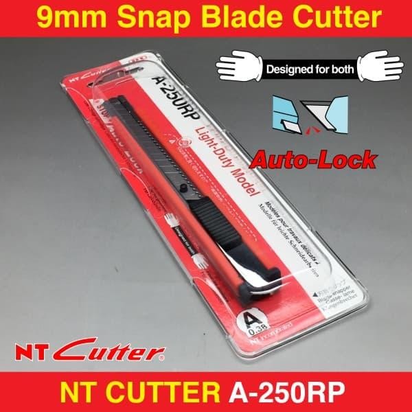 

ID NT CUTTER A-250RP PREMIUM 9MM BLADE AUTO LOCK ORIGINAL JAPAN