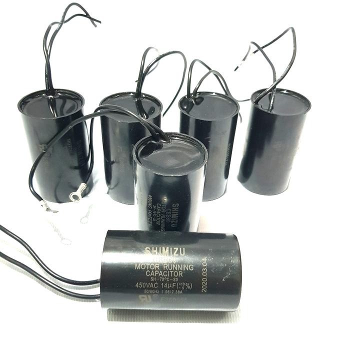 KAPASITOR POMPA AIR SHIMIZU 14UF (ASLI)