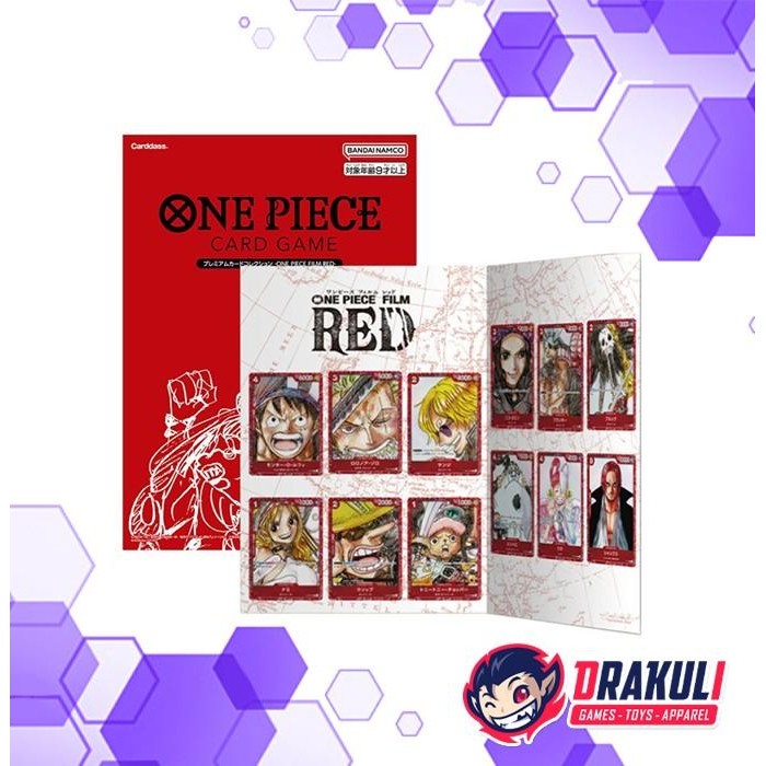 HOT SALE ONE PIECE Card Game Premium Card Set - One Piece Film Red (Japanese)