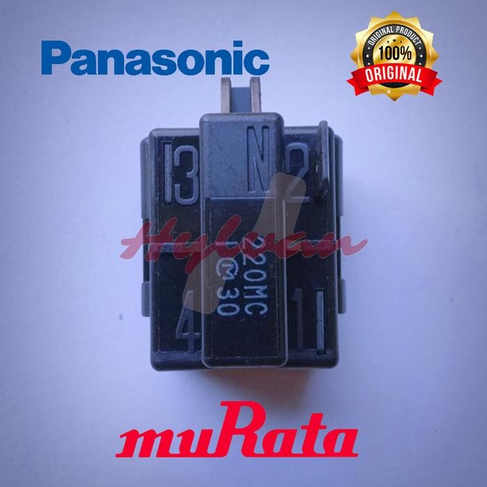PTC RELAY KULKAS PANASONIC PIN 1 KANAN ORIGINAL
