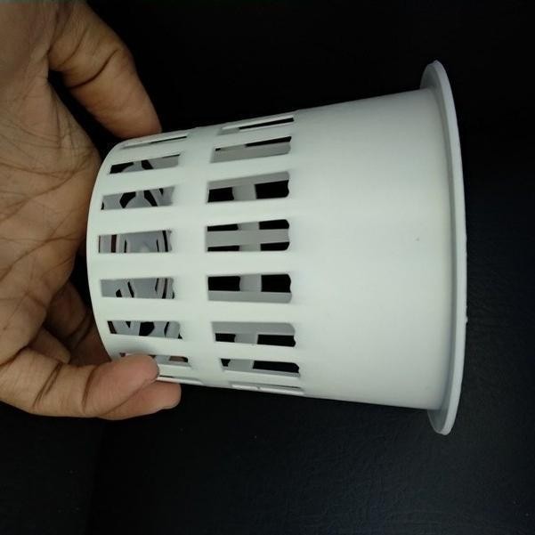 Netpot Putih 10 Cm / Netpot Hidropnik Hitam 10Cm / Netpot Putih 10Cm