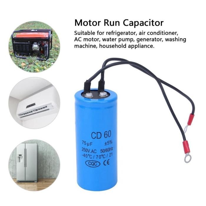 CAPACITOR CD60 300V AC MOTOR START (7212)