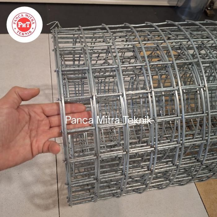 Wiremesh Galvanis 4mm x 50mm x 50mm / Kawat Loket / Kawat ayam Meteran