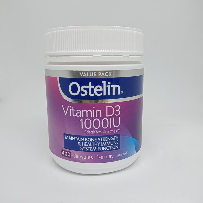 

Ostelin Vitamin D3 1000 Iu 400 Capsules