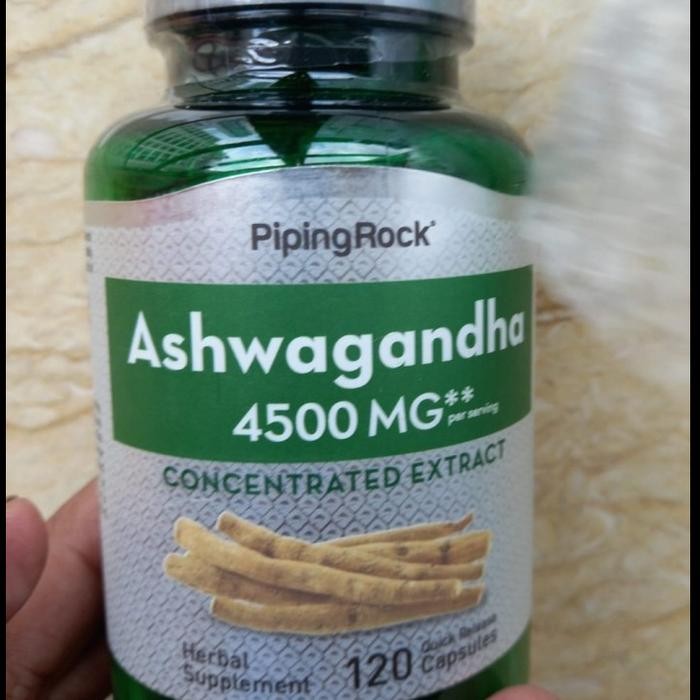 Piping Rock Ashwagandha 4500Mg 120 Tabs - Asli 100% Ori