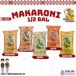 

1/2 BAL MAKARONI KRESS BANTAT KEMASAN 500Gr - 5 VARIAN RASA Food Snack Cemilan Makanan Pedas