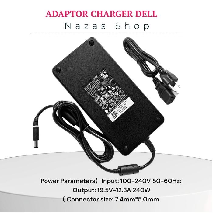 TERBARU ADAPTOR CHARGER DELL ALIENWARE 15 R1 R2 R3 17 R1 R2 R3 13 R1 R2 R3 R4; ALIENWARE M15 R1 R2