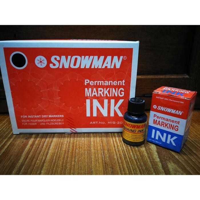 

New GROSIR MURAH ! REFILL/ ISI TINTA PERMANENT MARKING SNOWMAN