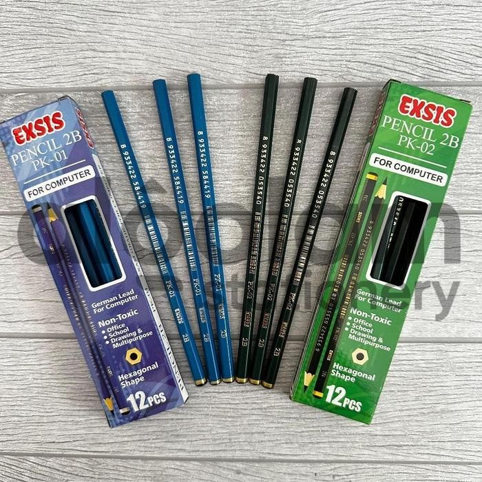 

New Azka SELUSIN ( 12 PCS ) Pensil 2B Exsis