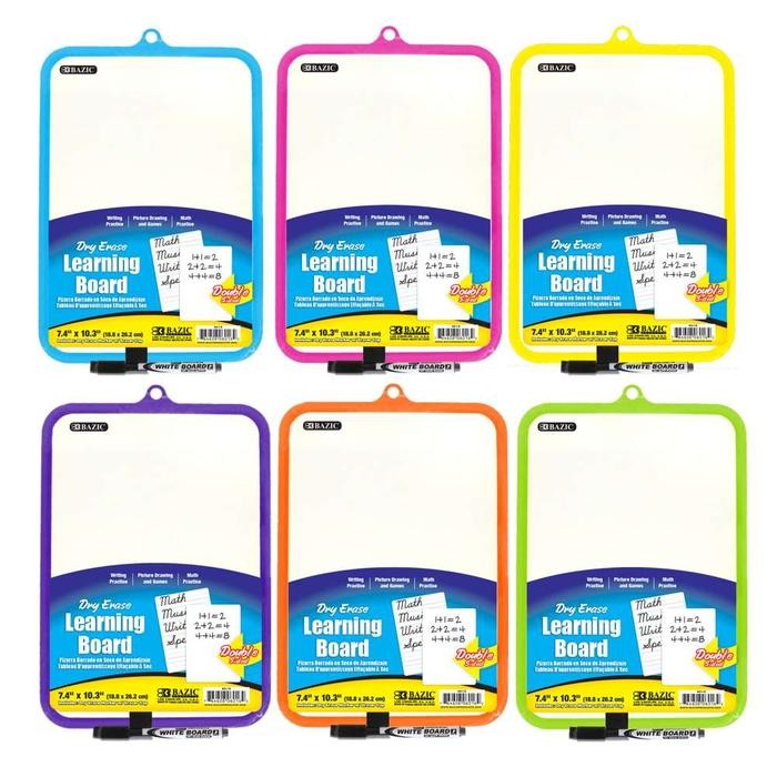 

New Bazic Dry-Erase Learning Board Papan Tulis Whiteboard Kecil