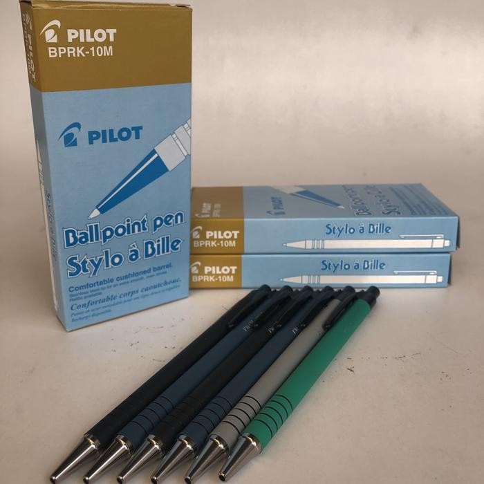 

New pulpen PILOT BPRK-10M ballpoint bolpen black ink