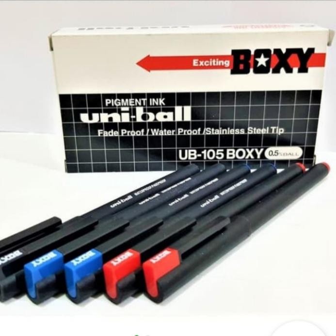 

New Pen boxy uniball 0,5 waterproof