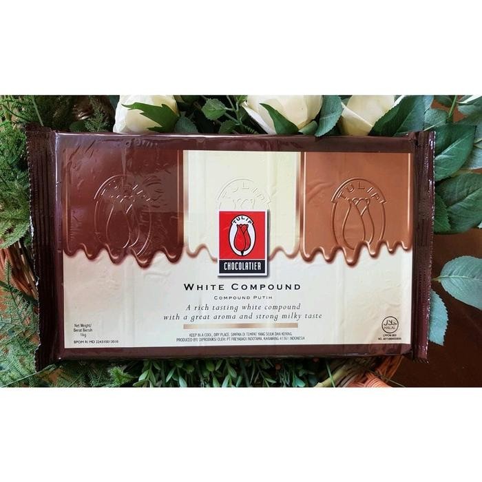 

Neww TULIP White Compound 1 kg - TULIP Coklat Compound Putih Terlaris