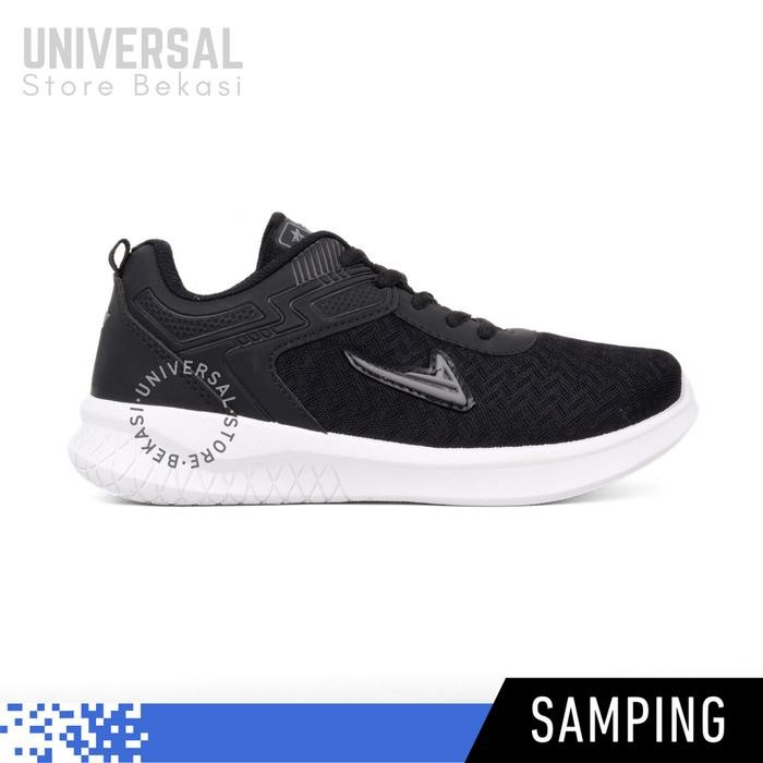 Sepatu Sneakers Pria Dewasa Sekolah Smp Sma Pro Att Pa 700 Hitam Putih Polos Tali Running Size 39-44