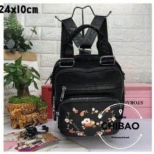 Harga Diskon  Tas Wanita Chibao 1813-11# 3In 1 Parasut Import Terbaru...