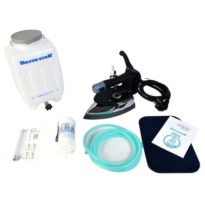 new setrika uap listrik silver star es-300 eunsung korea - laundry profesional