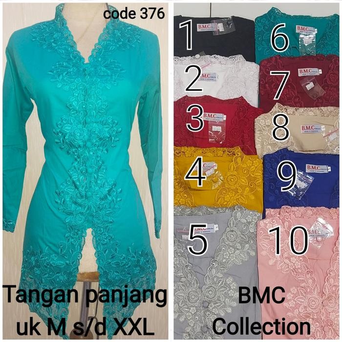 KEBAYA ENCIM KATUN JEPANG TANGAN PANJANG / ENCIM KATUN BORDIR 480