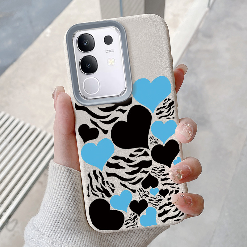Casing Hp untuk VIVO Y29 4G Case Casing Kulit TPU HP Softcase ponsel silikon tahan Kasing Cinta Saat